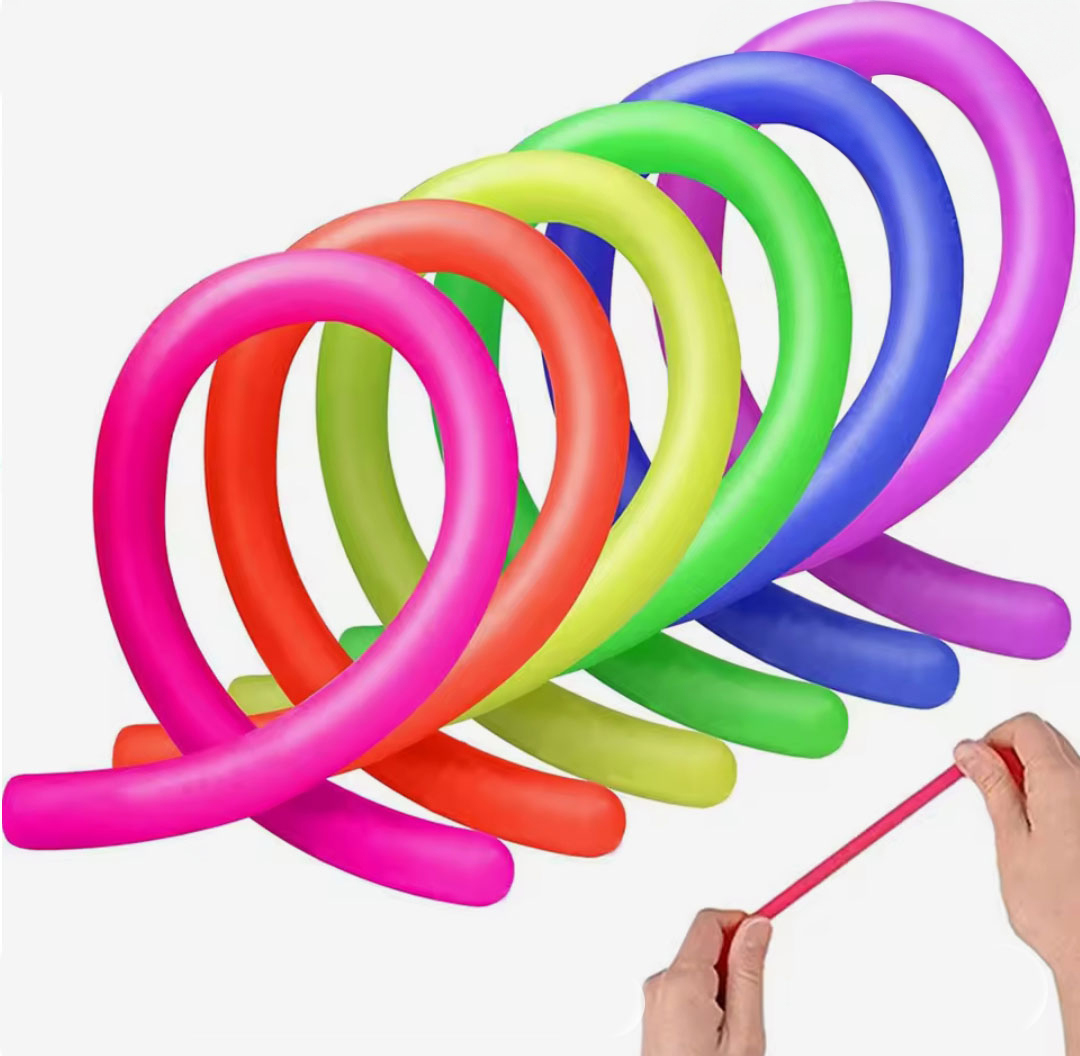 Colorful Sensory Fidget Stretch Toys Helps Reduce Fidgeting Due to Stress and Anxiety for ADD, ADHD, Autism