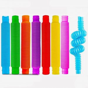 8-Piece Sensory Tube Set - Colorful Fidget Toys for Kids and Adults, Designed for Special Needs Development