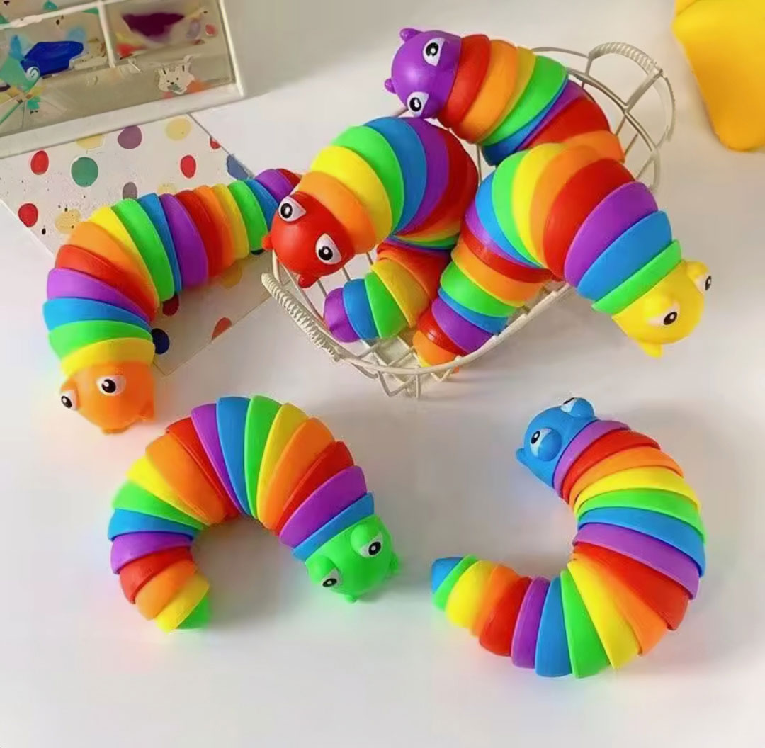 Caterpillar Decompression Toy Ocean Shark Decompression Toys, Stim Toy Decompression Fun Autism ADHD fidgeting Children's Toys Decompression Gift Adults